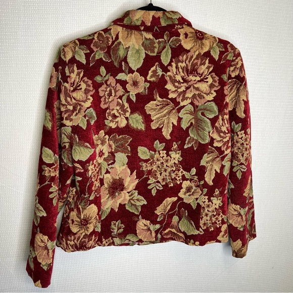 Dressbarn | Vintage Carpet Grandma Core Coat Jacket LP - Picture 3 of 6